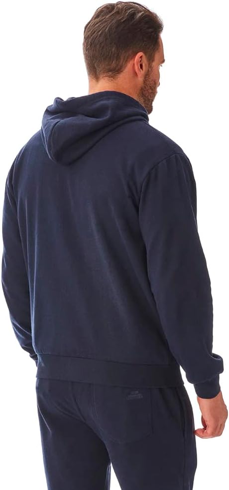 Mens Reclaimed Yarn Eco Friendly Anti Pil Soft Fleece Flexible Comfortable Workwear Zip Hooded Hoodie Top Sweatshirt