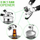 Manual Can Opener, Food-Safe Stainless Steel, Smooth Edge