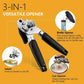 Manual Can Opener, Food-Safe Stainless Steel, Smooth Edge