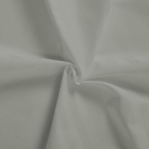 Charms Trend Modern Stripe White Fitted Sheet 30cm / 12” Deep Easy Care Bedding Poly Cotton Bed Sheets