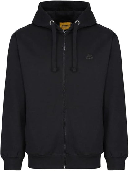 Mens Reclaimed Yarn Eco Friendly Anti Pil Soft Fleece Flexible Comfortable Workwear Zip Hooded Hoodie Top Sweatshirt