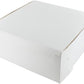 Caja para panadería, 7" x 7", caja plegable blanca para pasteles, galletas, sándwiches, rebanadas de pastel, pasteles, comida para llevar y jabones, cajas de regalo, paquete de 10