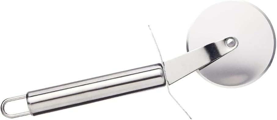Stainless Steel Kitchen Prep Pizza Cutter Roller 8cm Blade Best Pizza Knife.