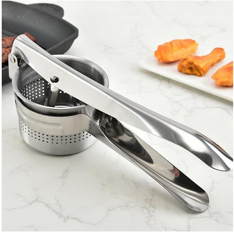 Heavy Duty Steel Potato Ricer Masher Juicer Vegetable Fruit Press Maker.