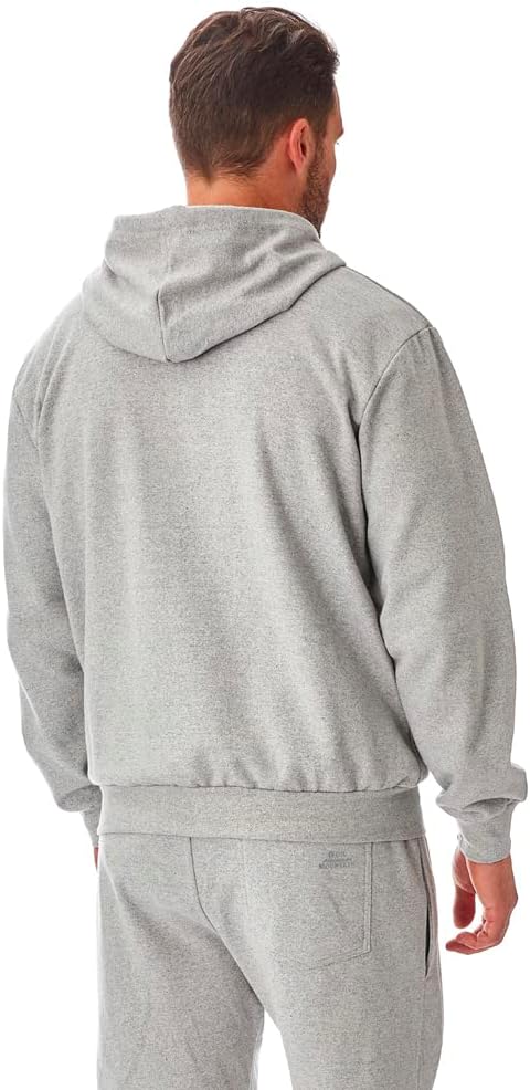 Mens Reclaimed Yarn Eco Friendly Anti Pil Soft Fleece Flexible Comfortable Workwear Zip Hooded Hoodie Top Sweatshirt