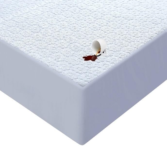 Charms Trend Jacquard Flower Terry Laminated Quilted Fitted Sheet Cover Mattress Protector Breathable Topper