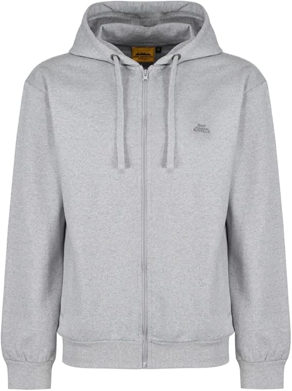 Mens Reclaimed Yarn Eco Friendly Anti Pil Soft Fleece Flexible Comfortable Workwear Zip Hooded Hoodie Top Sweatshirt