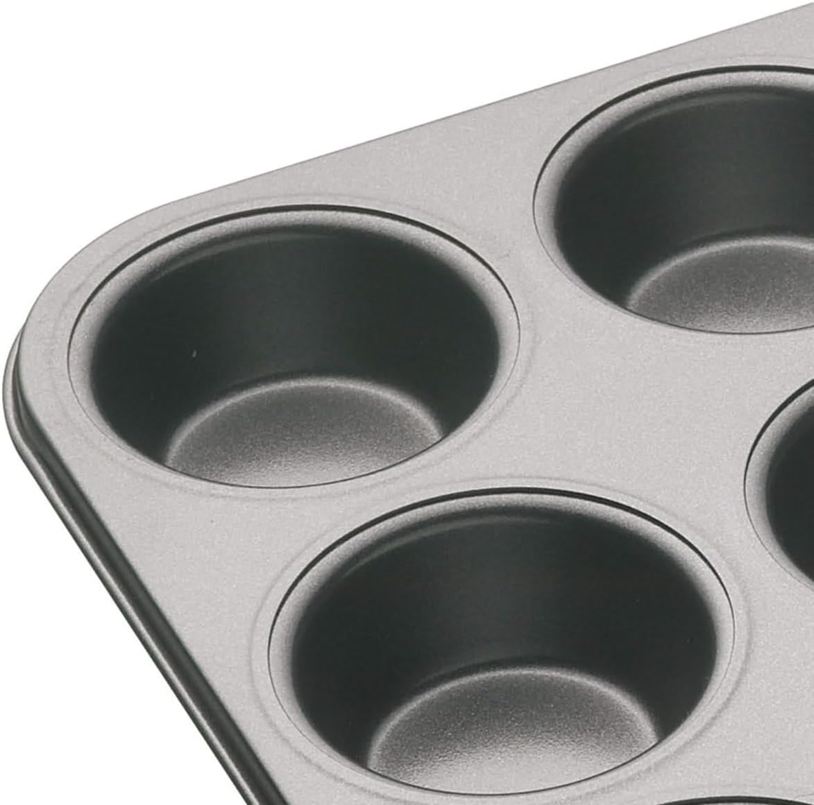 Home Baking Cupcake Tray Cake Muffin Tray 6 & 12 Slots 26cm x 18.5cm & 35cmx27cm