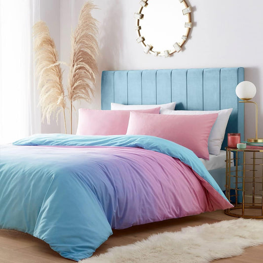 BEDDING Duvet Cover Set Pastel Colour Ombre Design