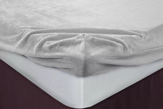 Luxury Coral Fleece Thermal Fitted Sheet, Soft Cosy & Extra Warm Polycotton Teddy Fleece Bed Sheet, Easy Care Deep Pocket 30cm Non-Allergic Microfibre Bottom Sheet