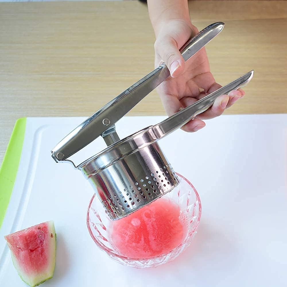 Heavy Duty Steel Potato Ricer Masher Juicer Vegetable Fruit Press Maker.