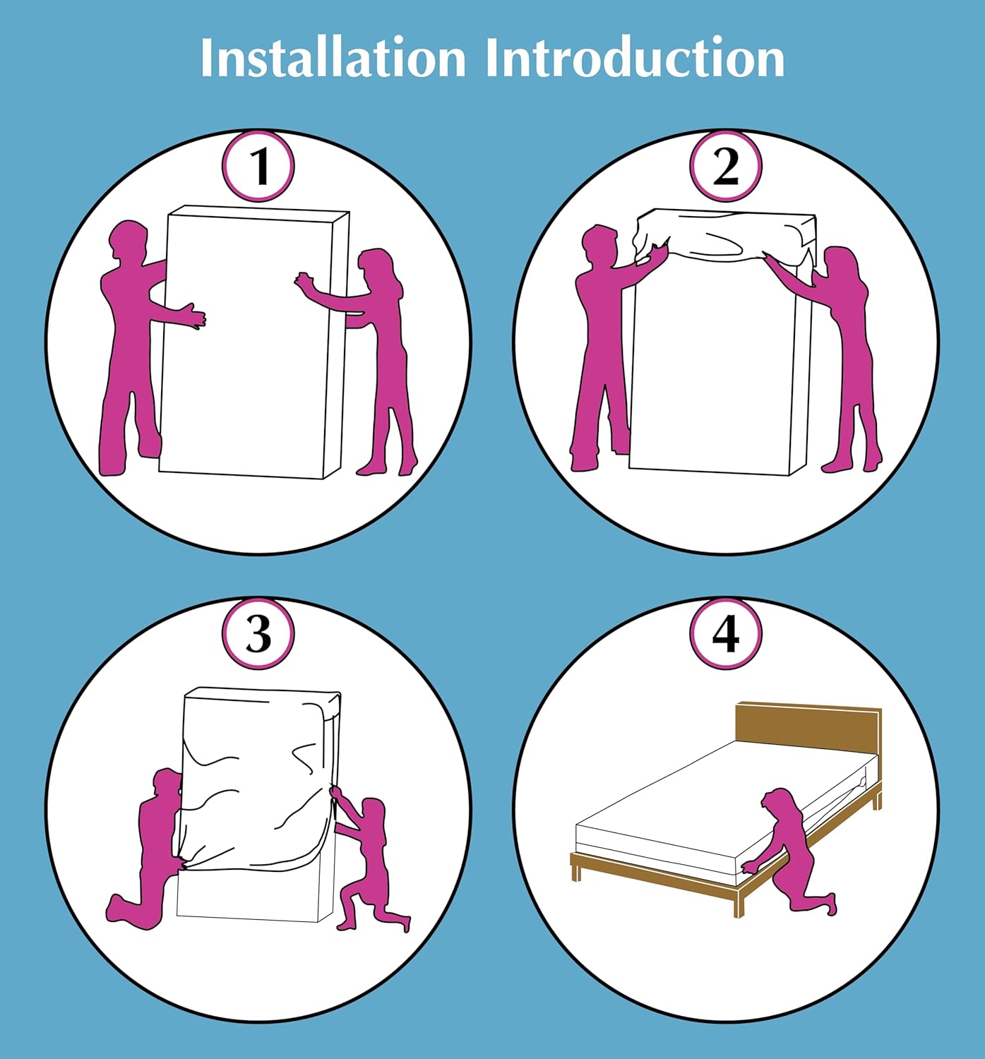 DNR Stripe Mattress Cover