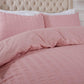 Seersucker Duvet Cover with Pillow Case Luxury Bedding Set