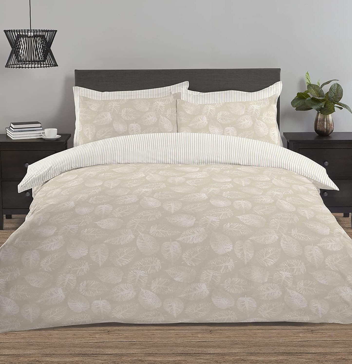 Percale Printed Duvet Cover Set with Pillowcase