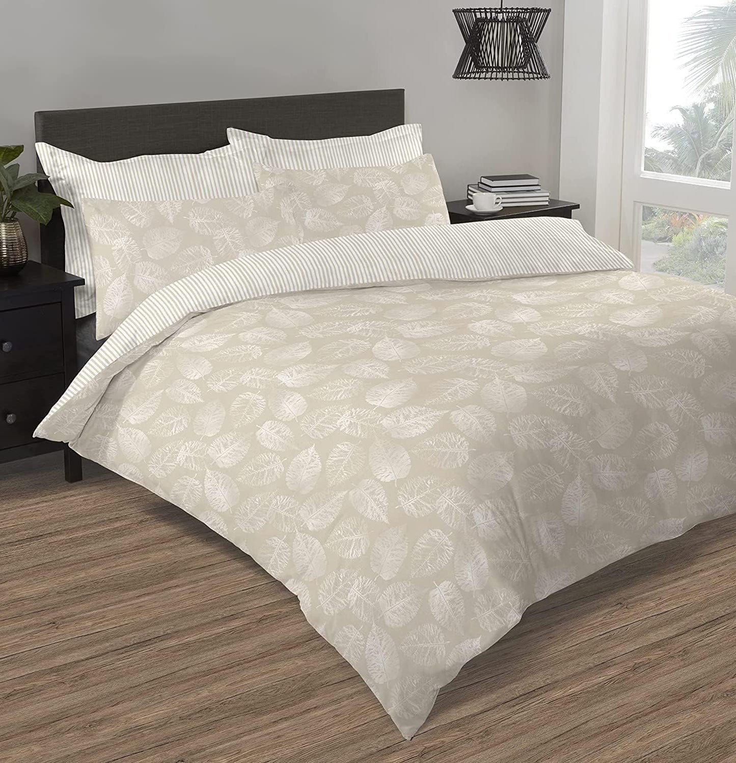 Percale Printed Duvet Cover Set with Pillowcase