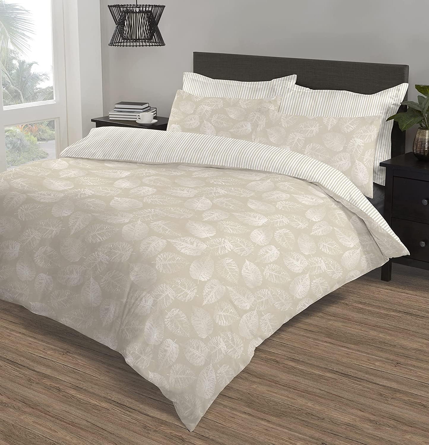 Percale Printed Duvet Cover Set with Pillowcase