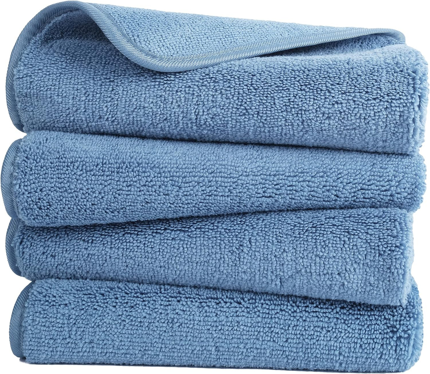 Quick Dry Lint Free Microfibre Hand Towel, 40 x 76 cm, Set of 4