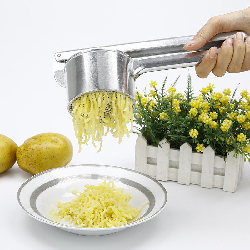 Prensa Ricer de patatas de aluminio esencial para la cocina.