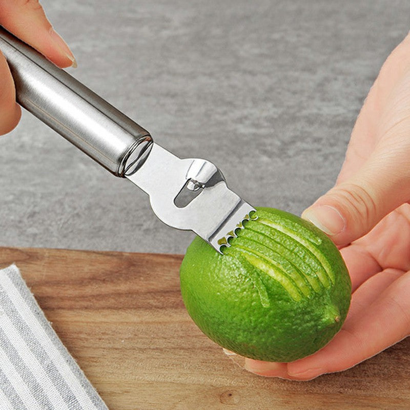 Lemon Peeler Stainless Steel Lemon Zester Grater Lime Orange Citrus Fruit Grater.