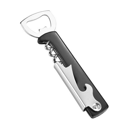 Multifunctional PP Plastic Handle Wine Opener Stainless Steel Beer Opener