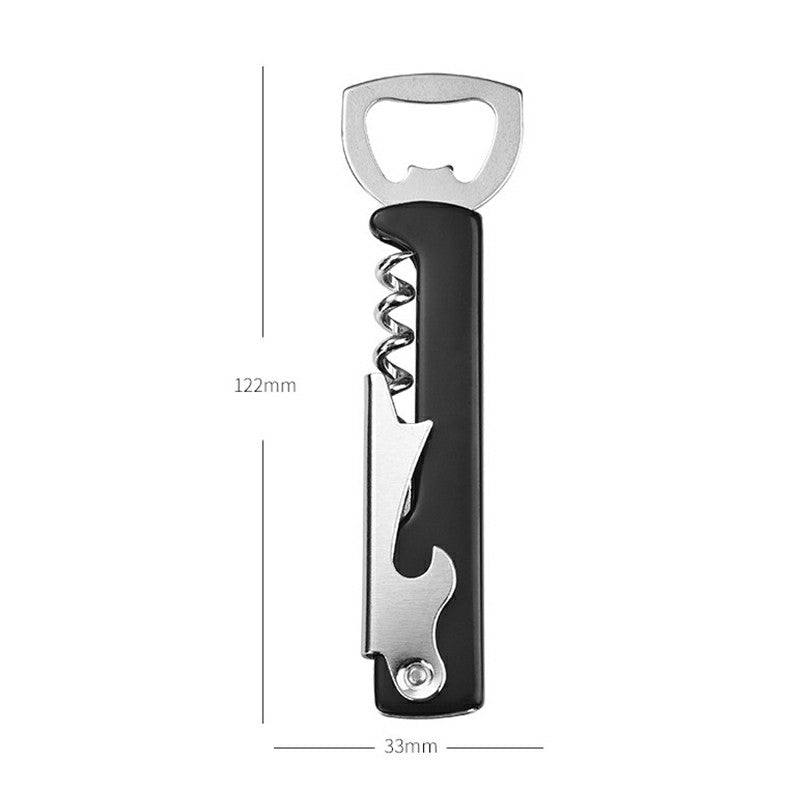 Multifunctional PP Plastic Handle Wine Opener Stainless Steel Beer Opener