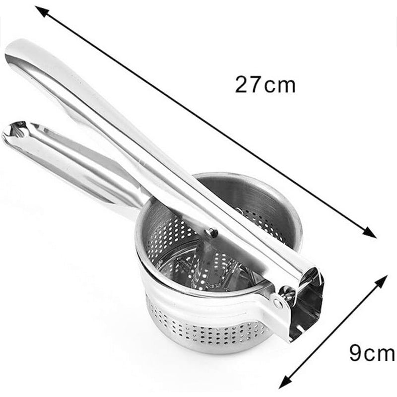 Heavy Duty Steel Potato Ricer Masher Juicer Vegetable Fruit Press Maker.