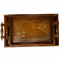 Butler Wooden Serving Tray Set