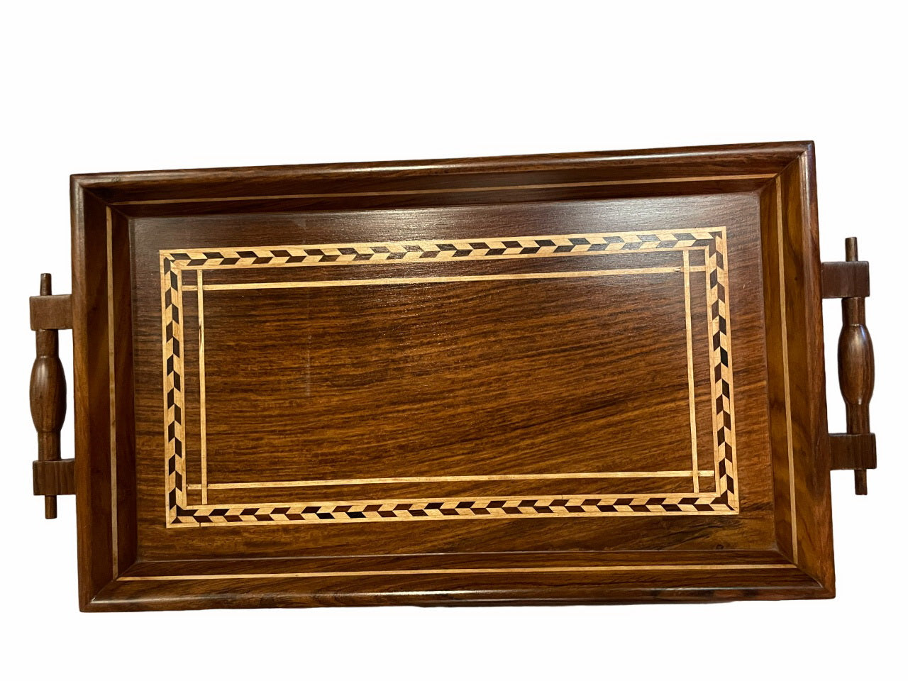 Butler Wooden Serving Tray Set