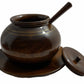 Wooden Sugar Bowl - 2Pc