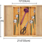 Bamboo Cutlery Tray Organiser, Large Cutlery Drawer Organiser