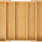 Bamboo Cutlery Tray Organiser, Large Cutlery Drawer Organiser