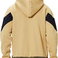 Mens Hoodie Zip up Hoodies Color Block Hooded Sweatshirt Long Sleeve Patchwork Tops with Pockets