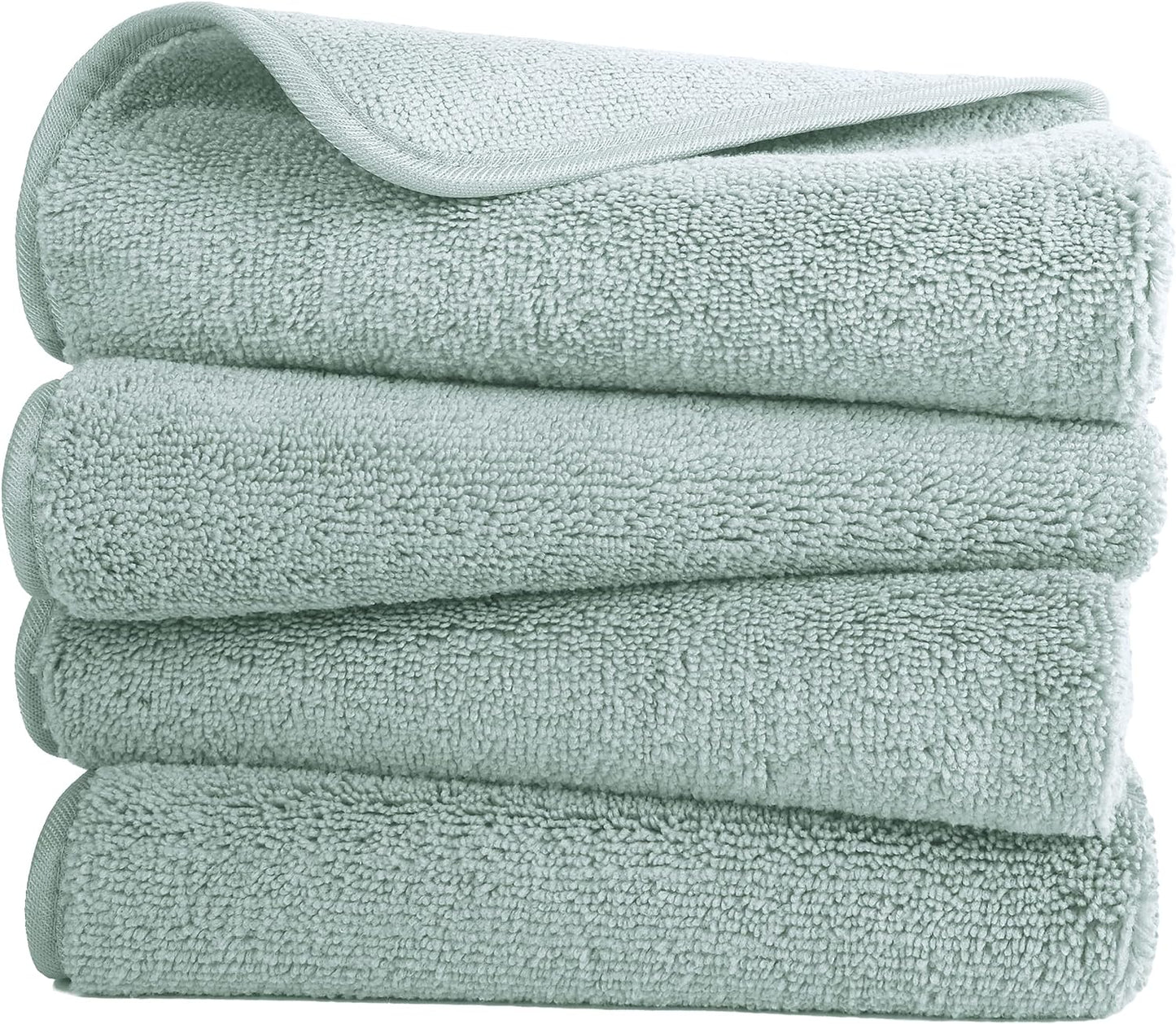 Quick Dry Lint Free Microfibre Hand Towel, 40 x 76 cm, Set of 4