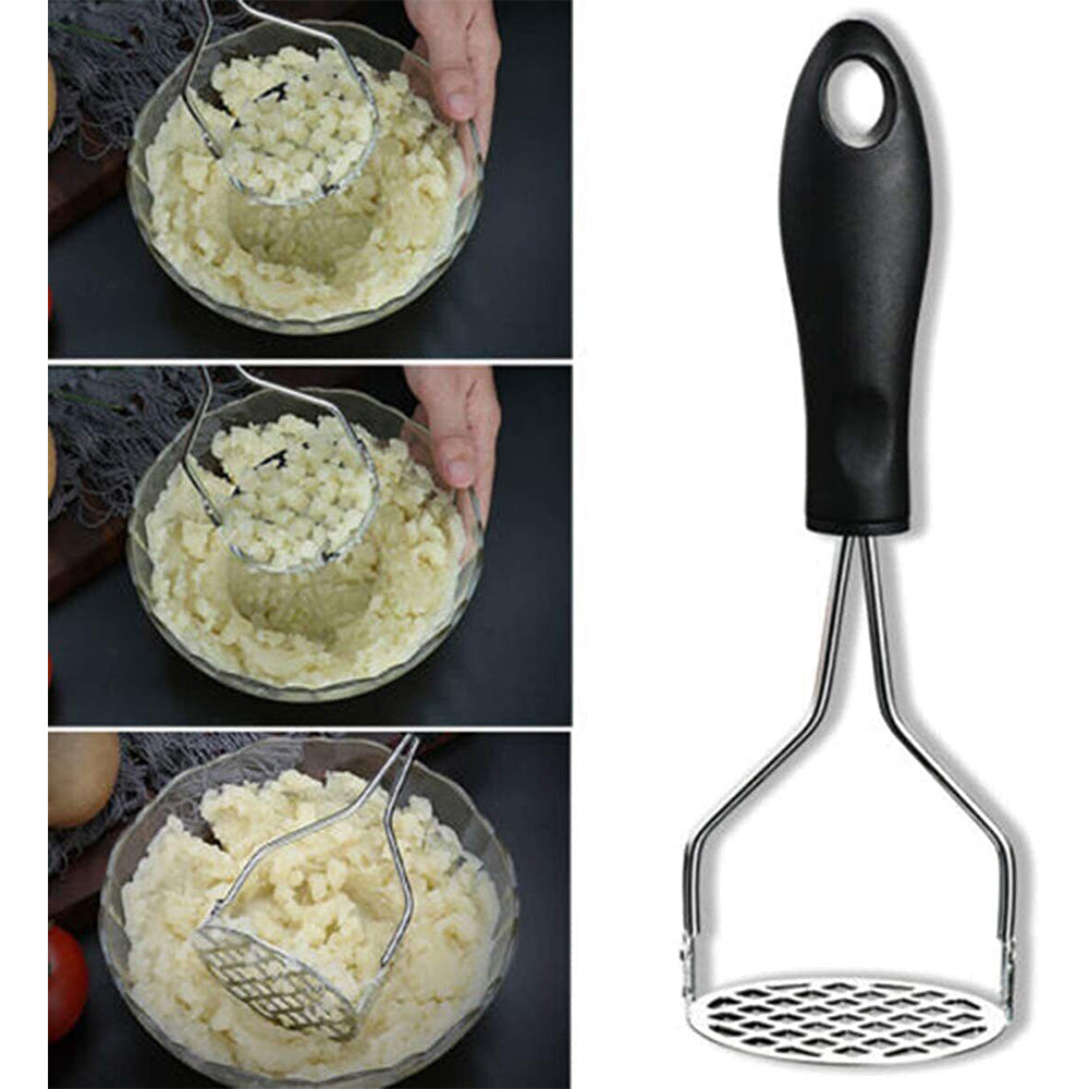 Professional Heat Resistant Potato Masher Vegetables Fruits Crusher