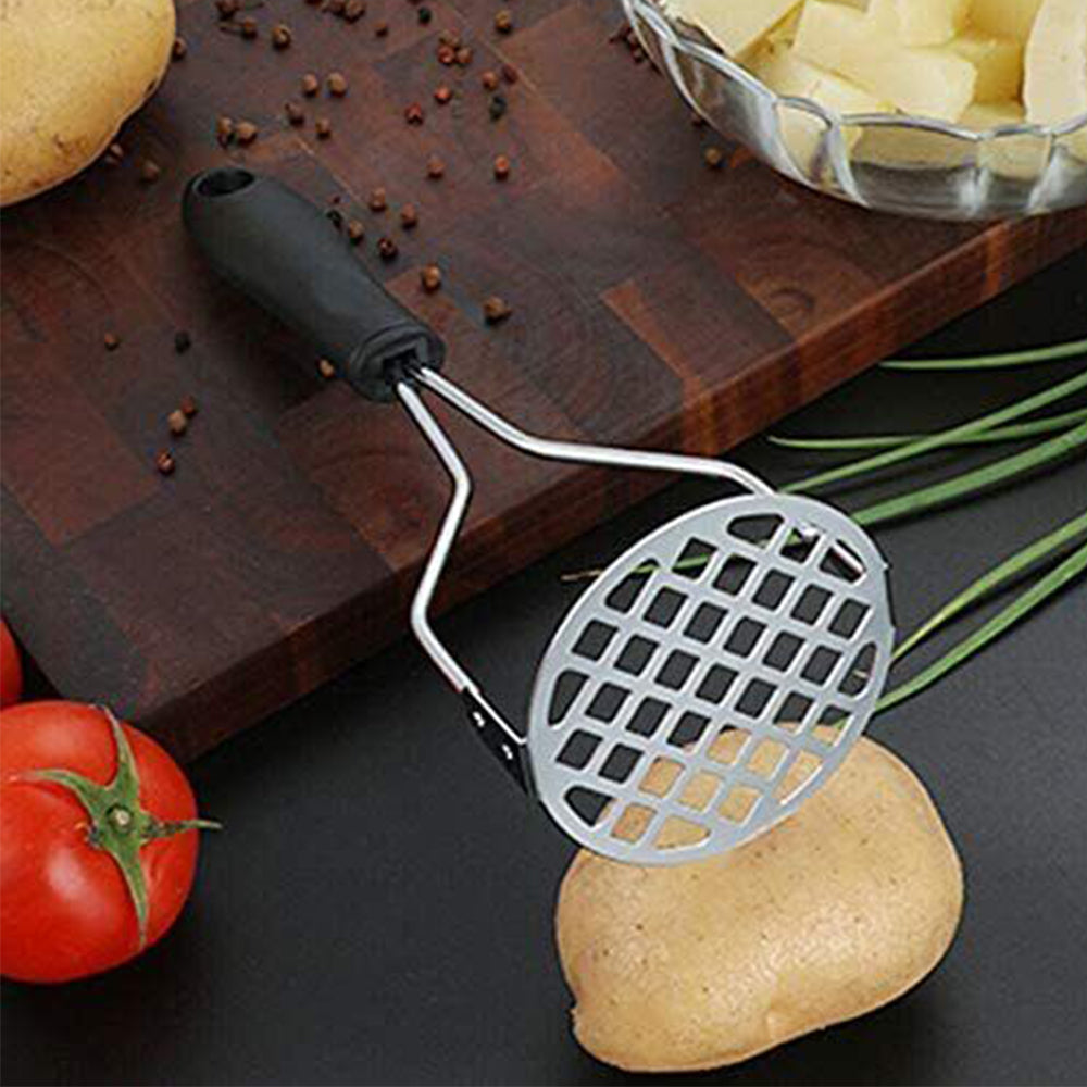 Professional Heat Resistant Potato Masher Vegetables Fruits Crusher