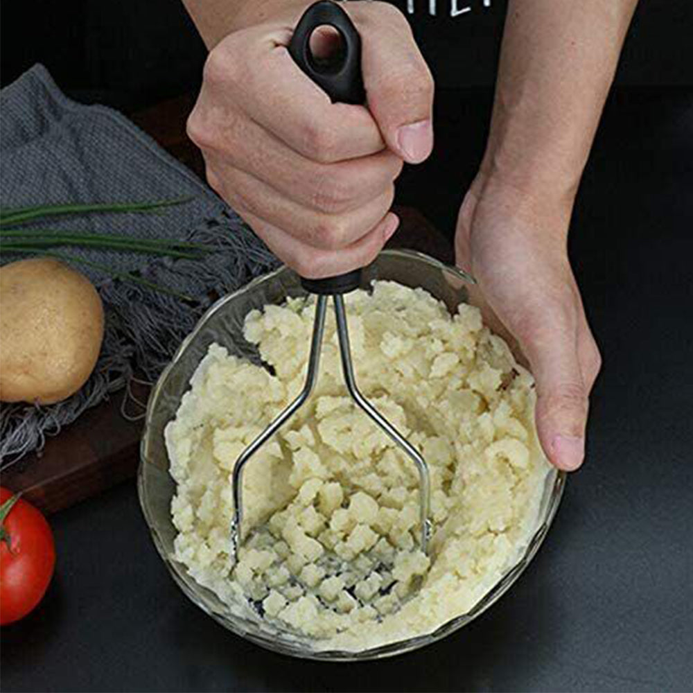 Professional Heat Resistant Potato Masher Vegetables Fruits Crusher