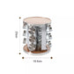 Spice Rack Organizer with 12 Empty Spice Jars