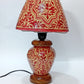 Camel Skin Lamp Shade/Hand Painted & Hand Made Lamp/Camel Skin Lamp /(15 inch)