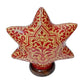 Camel Skin Lamp Star Shape/Hand Painted & Hand Made Lamp/Camel Skin Lamp /(11 inch)