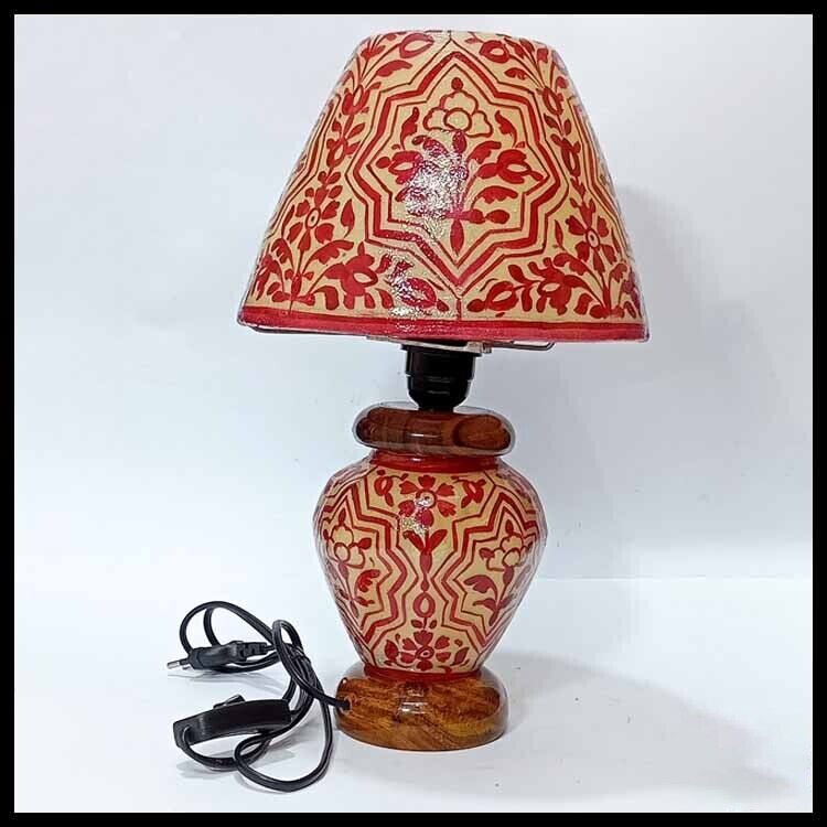 Camel Skin Lamp Shade/Hand Painted & Hand Made Lamp/Camel Skin Lamp /(15 inch)