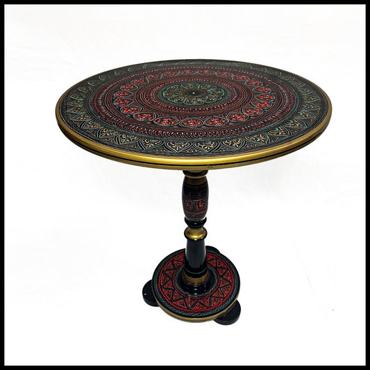 Wooden Coffee Table/Wooden Round Table/Wooden Portable Table/Hand Painted