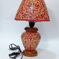 Camel Skin Lamp Shade/Hand Painted & Hand Made Lamp/Camel Skin Lamp /(15 inch)