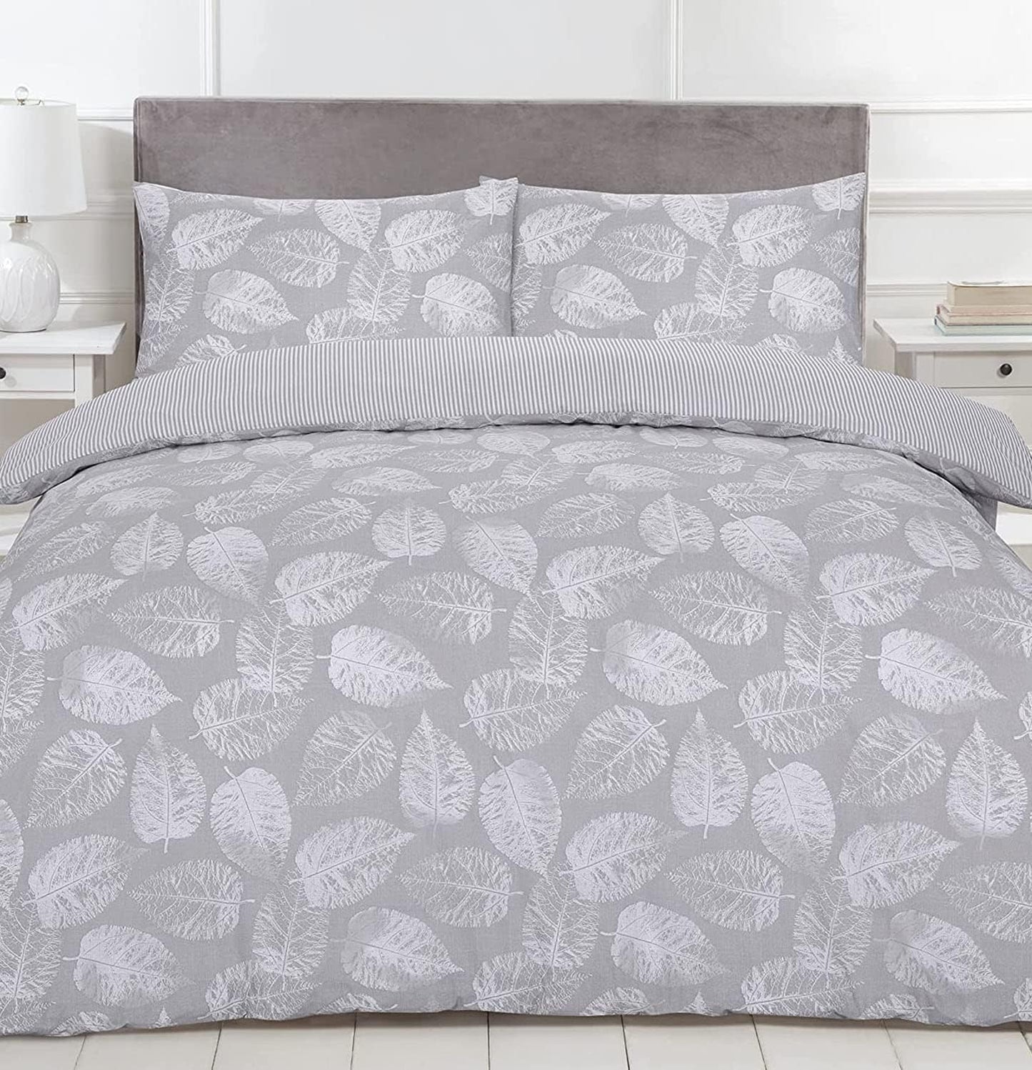 Percale Printed Duvet Cover Set with Pillowcase