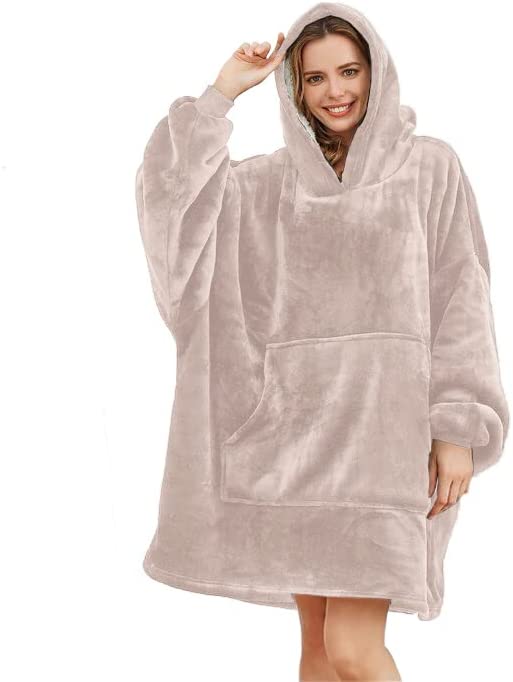 Charms Trend Oversized Blanket Hoodie Sherpa Fleece