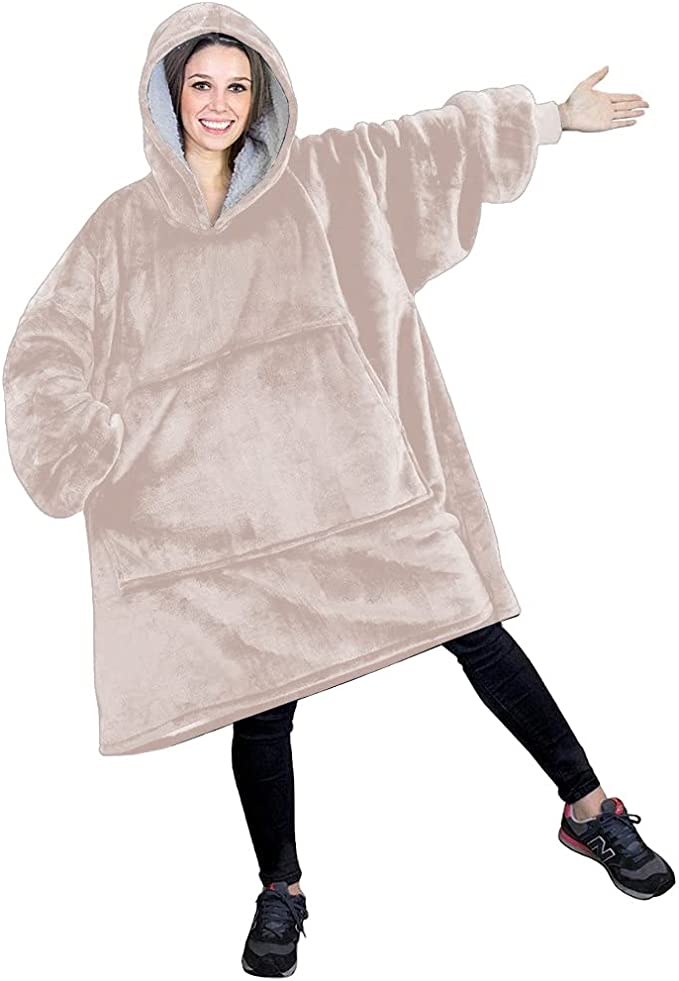 Charms Trend Oversized Blanket Hoodie Sherpa Fleece