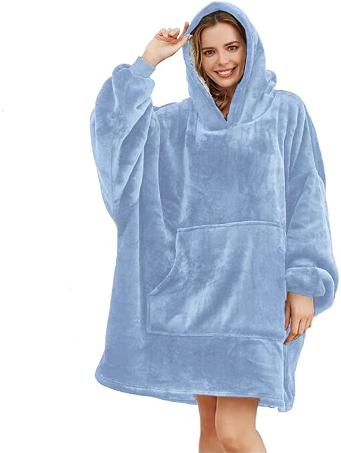 Charms Trend Oversized Blanket Hoodie Sherpa Fleece