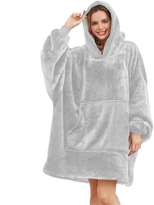 Charms Trend Oversized Blanket Hoodie Sherpa Fleece